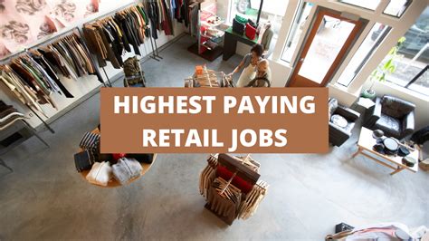 highest paying luxury retail jobs